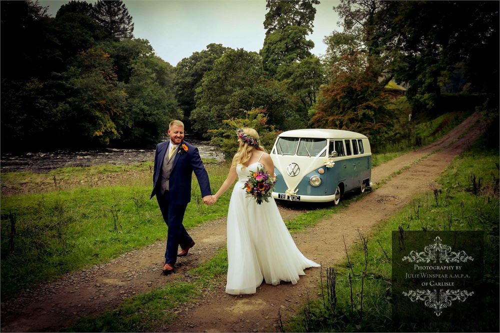 Hidden River Cabins wedding venue in Longtown