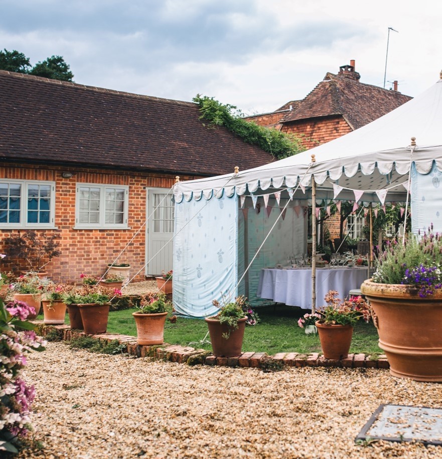 Slades Farm wedding venue in Thorncombe Street