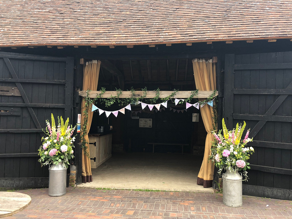 Gildings Barns wedding venue in Newdigate