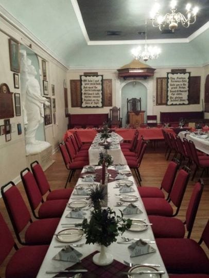Dalkeith Masonic Hall wedding venue in Dalkeith