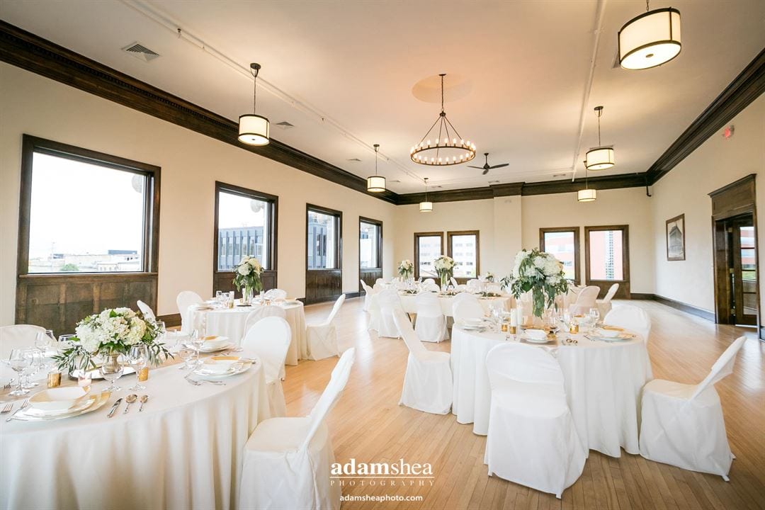 Ballroom at the Reserve wedding venue in Neenah