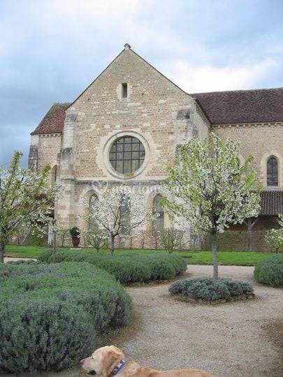Abbaye de Fontmorigny wedding venue in Menetou-Couture