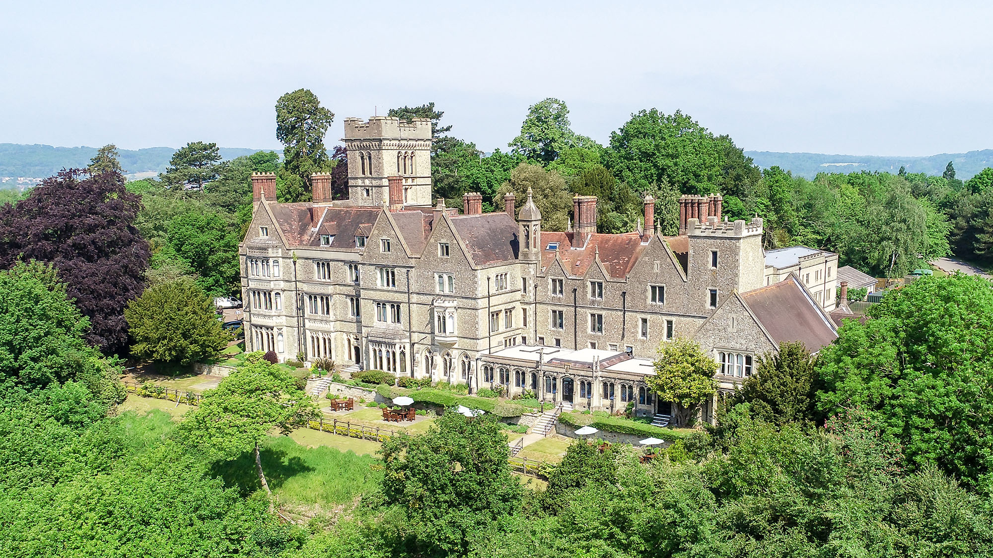Nutfield Priory Hotel & Spa wedding venue in Redhill