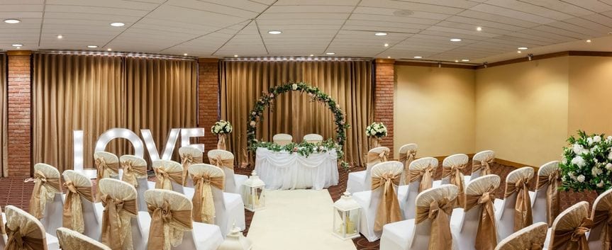 The Abbey Hotel wedding venue in Redditch