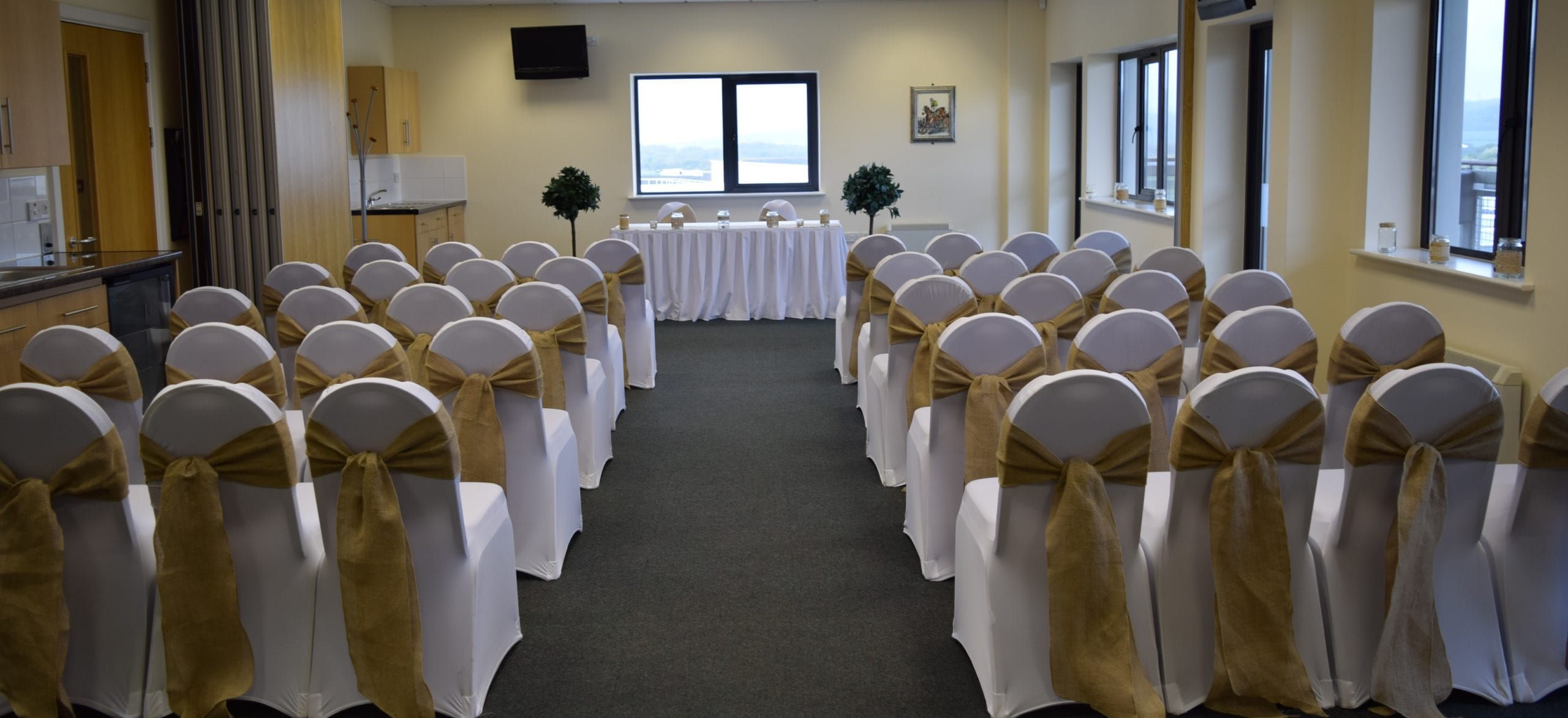Ffos Las Racecourse wedding venue in Kidwelly