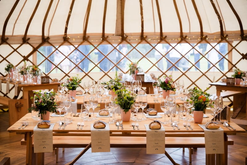 Wedding Yurts wedding venue in Bristol