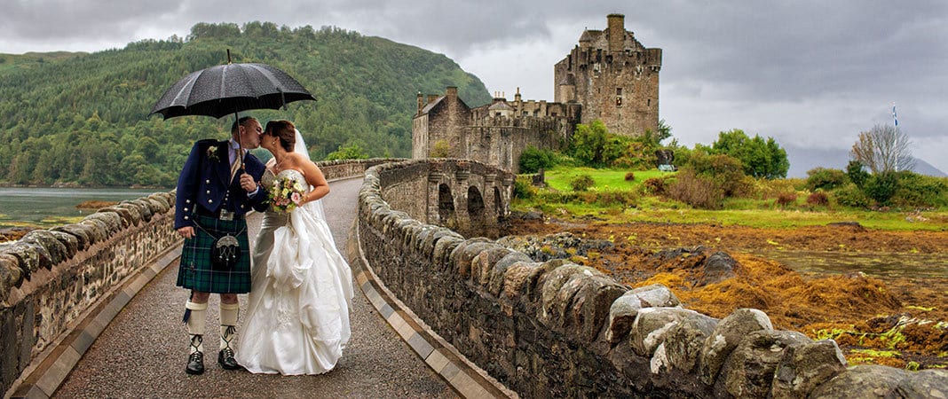 Eilean Donan Castle wedding venue in Dornie