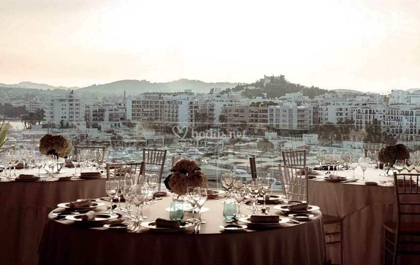 Aguas de Ibiza Grand Luxe Hotel wedding venue in Santa Eularia Des Riu