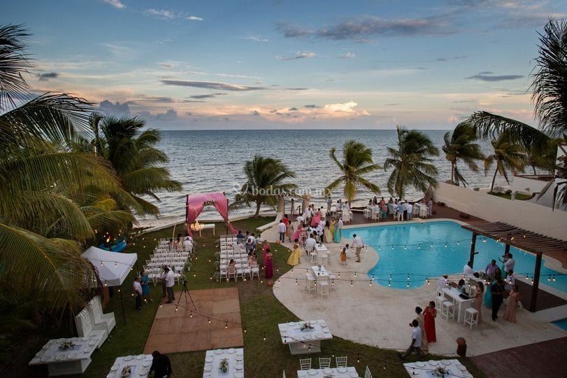 Casa del Puerto wedding venue in Puerto Morelos