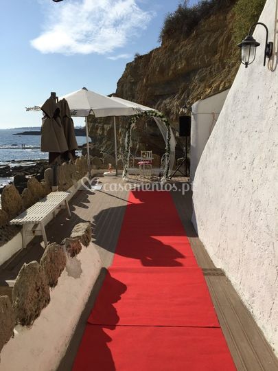 Bafureira Sunset Beach Club wedding venue in São Pedro do Estoril