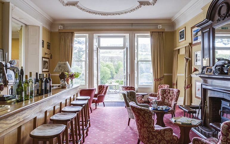 Gliffaes Country House Hotel wedding venue in Crickhowell