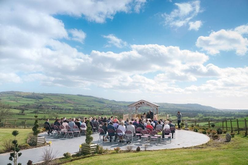 Cranberries Hideaway wedding venue in Axminster