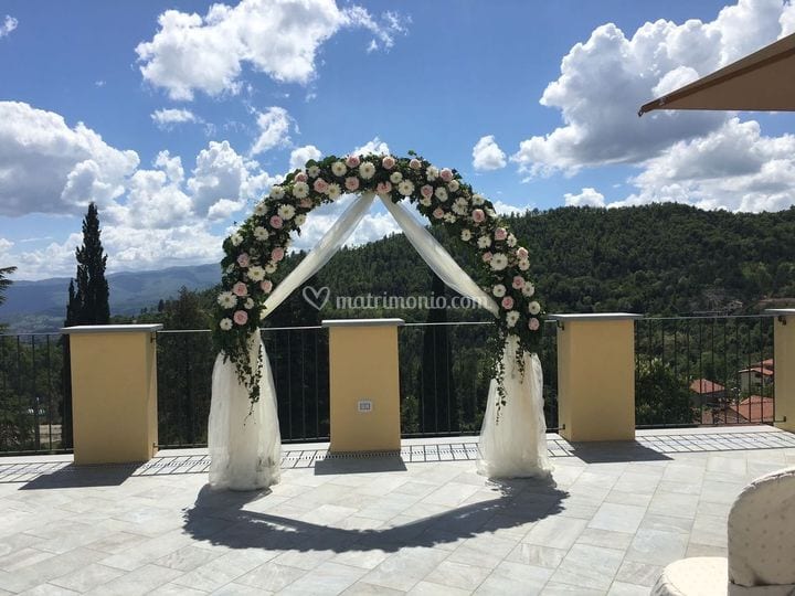 I Tre Baroni wedding venue in Poppi