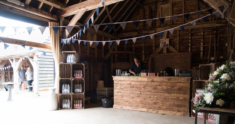 Gildings Barns wedding venue in Dorking