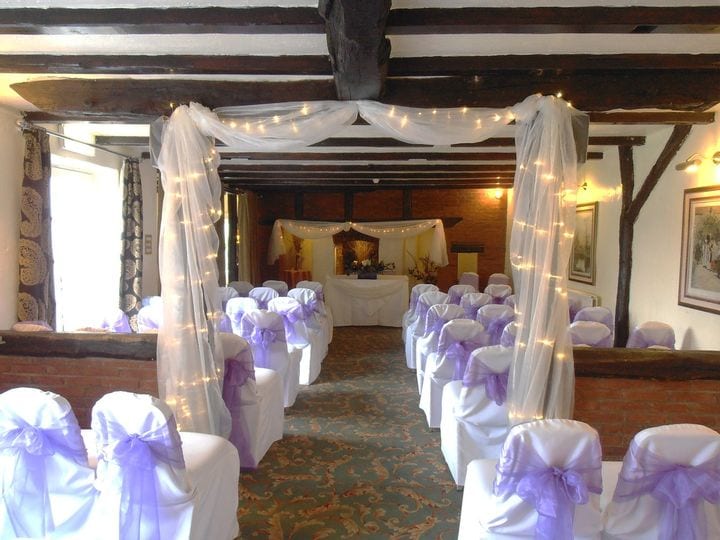 Brook Marston Farm Hotel wedding venue in Sutton Coldfield